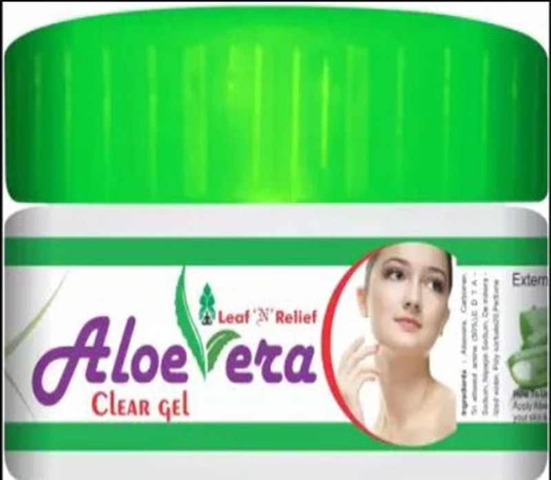 Leaf N Relief ALOEVERA CLEAR GEL(Pack of 2, 50 g)