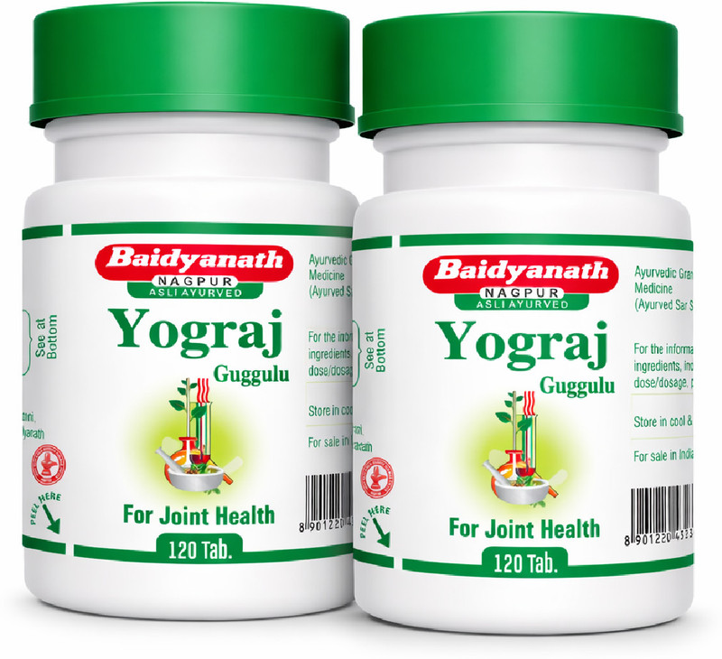 Baidyanath Yograj Guggulu 120 Tablets (Pack of 2)(Pack of 2, 240 Tablets)
