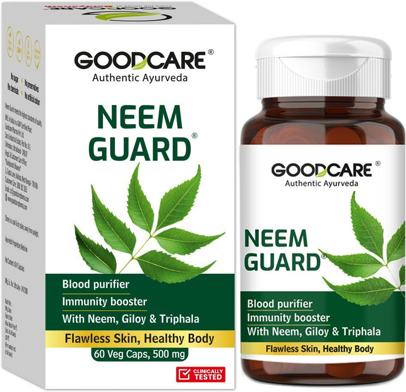 GOODCARE Neem Guard Ayurvedic Skin Detox & Immunity Booster(60 Capsules)
