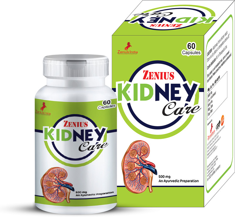 Zenius Kidney Care Capsule Kidney Health and Renal Health(Pack of 2, 60 Capsules)