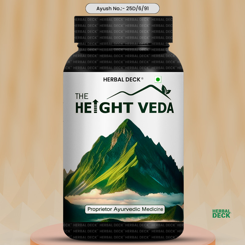 The Mountain Herbs Height Veda Natural Herbal Powder for Height Support(150 g)