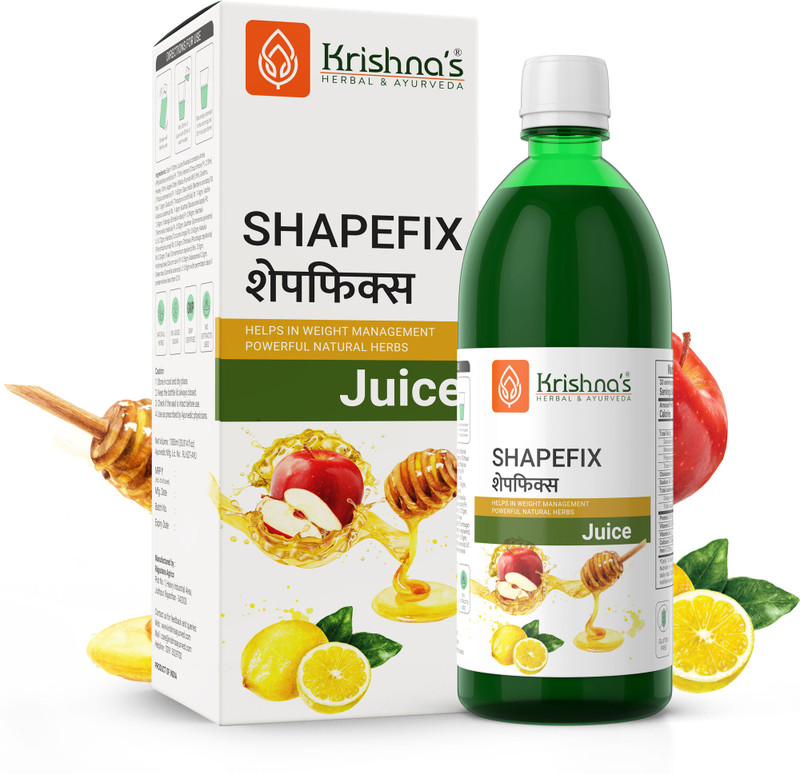 Krishna's Herbal & Ayurveda Shapefix Juice With Natural Herbs, Helps in Weight Management, Gluten Free(1000 ml)