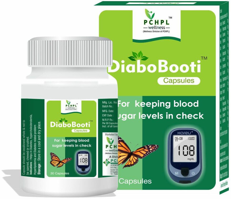 Diabo Booti Capsules for Diabetes Care, Ayurvedic Capsules for Sugar Control (30 Capsules)(30 Capsules)