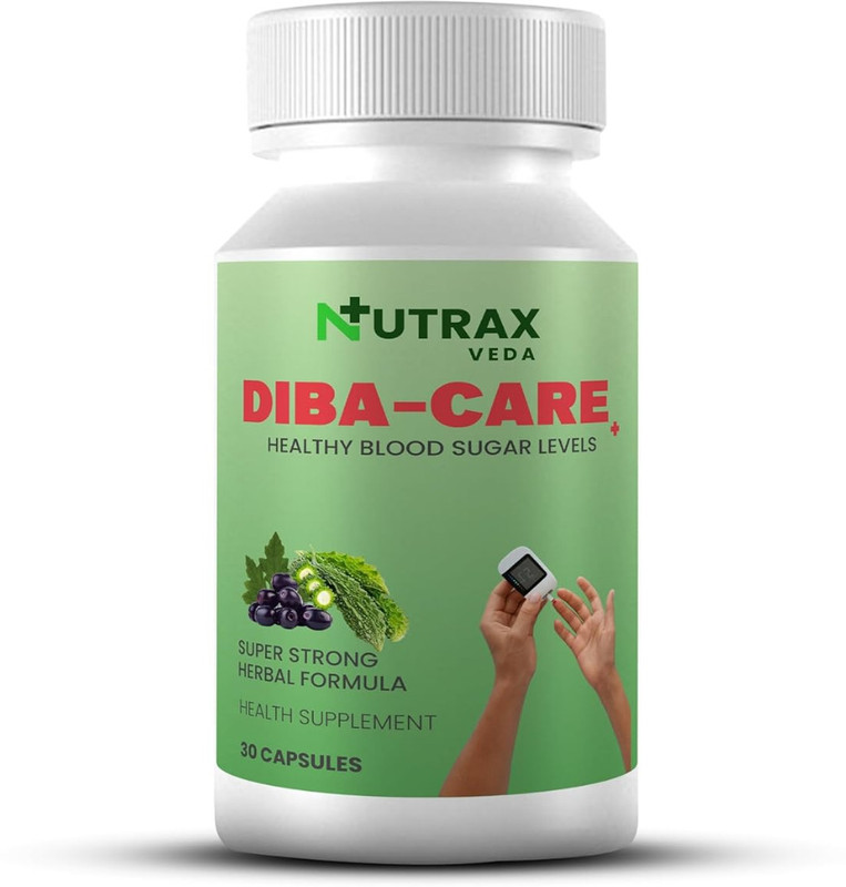 NUTRAX VEDA Diba care + Ayurvedic sugar management capsule Diba(30 Capsules)
