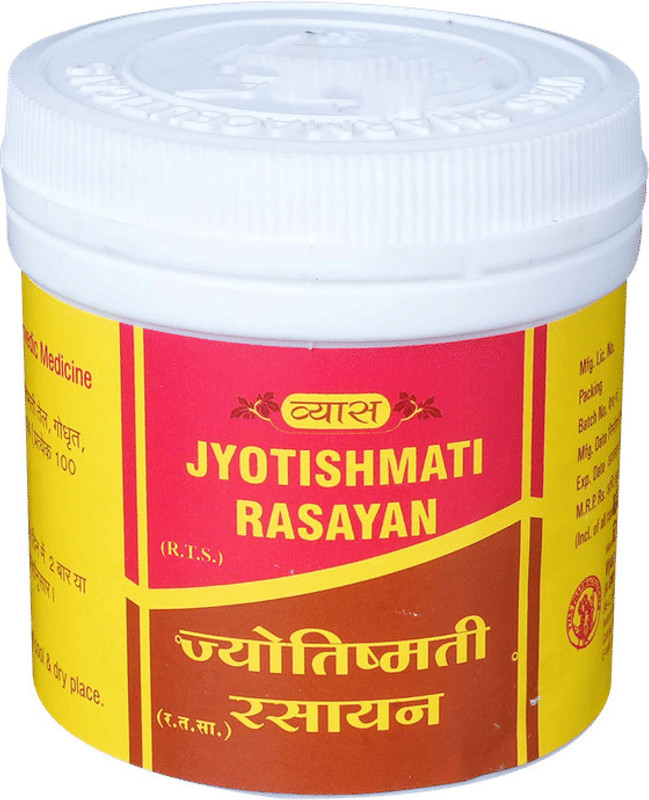 Vyas pharmacuticals Jyotishmati Rasayan Tablet: Premium Ayurvedic Brain & Memory Enhancer(50 Tablets)