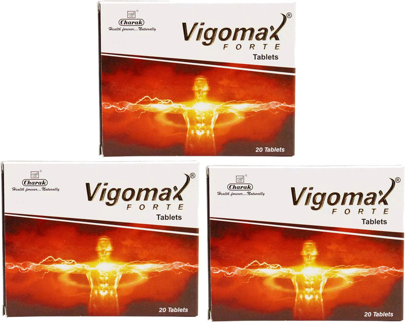 Roy Biotech Vigomaxx Forte tab (20 Tablets) (Pack of 3, 60 Tablet(Pack of 3, 60 Tablets)