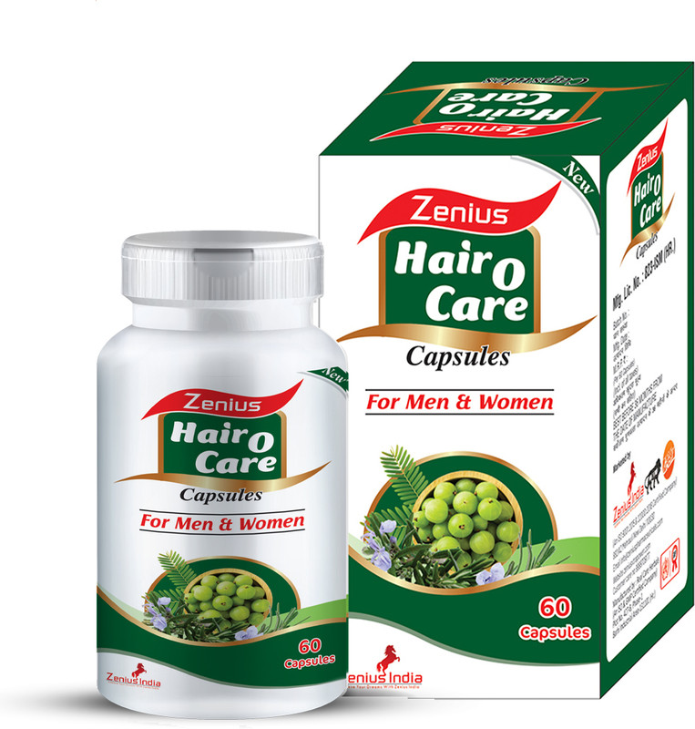 Zenius Hair O Care Capsule Ayurvedic Herbs | For Longer Hair Growth(60 Capsules)