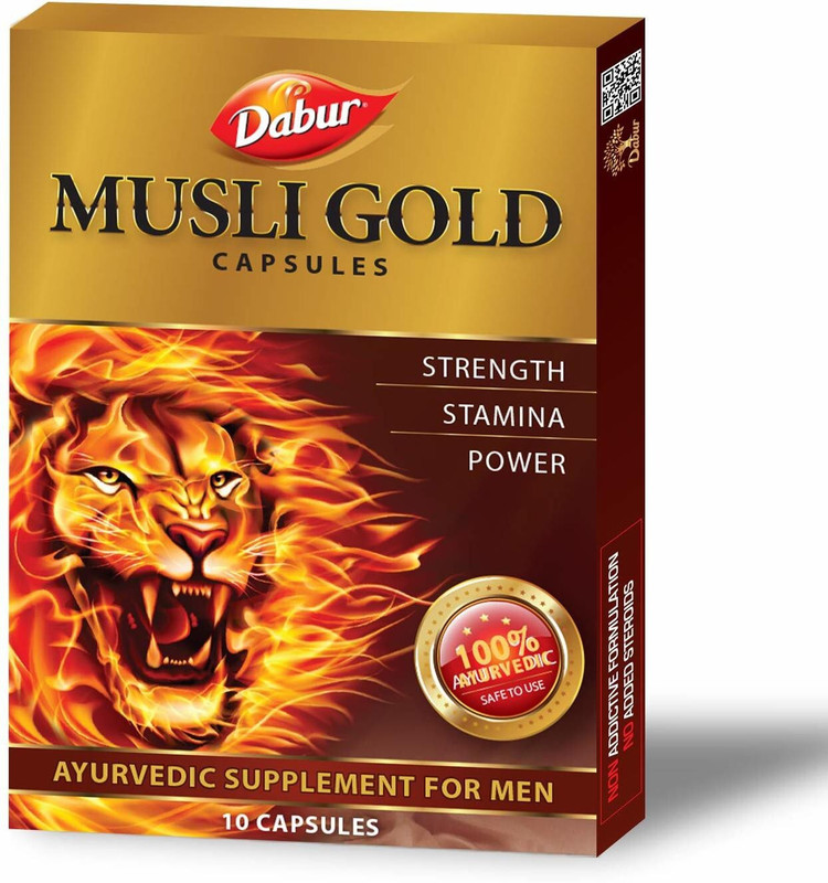 Dabur Musli Gold Capsules for Men(10)