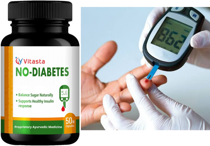 VITASTA DIABETES CURE SUGAR CONTROL AYURVEDIC MEDICINE(60 Capsules)