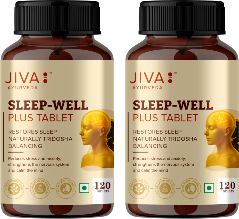 JIVA Sleep Well Plus Tablet -120 Tablets (Pack of 1)(120 Tablets)