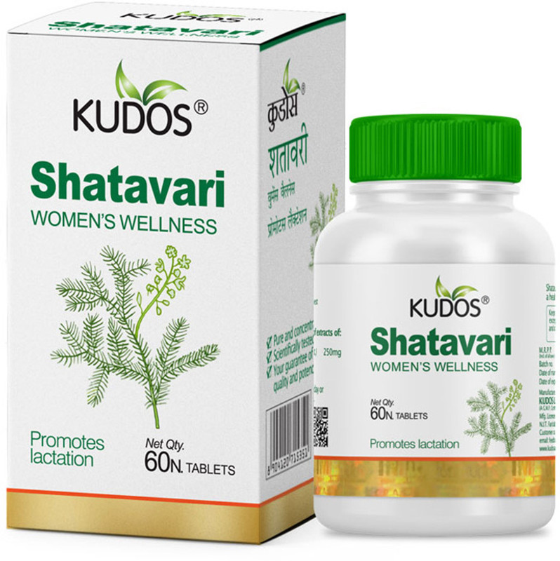 KUDOS SHATAVARI CAPSULES | Ayurvedic Supplements(60 Capsules)