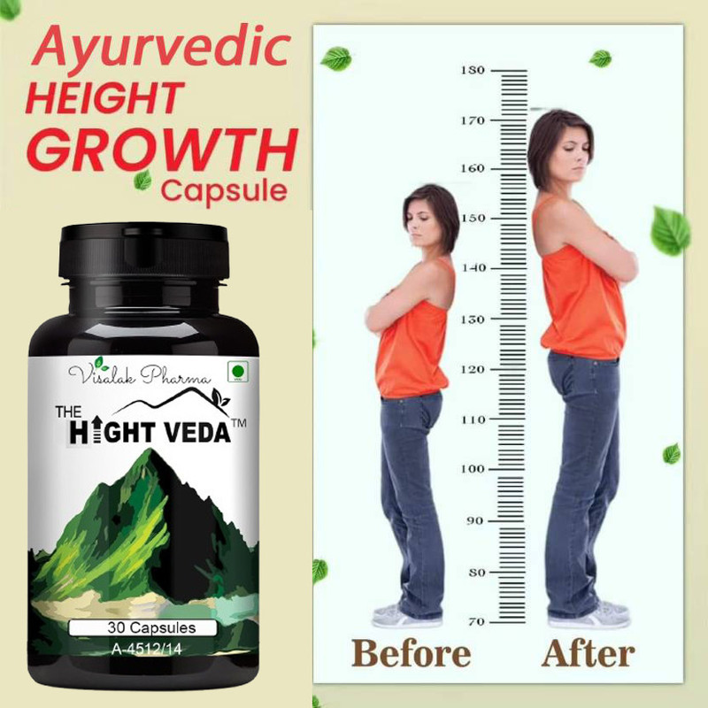 hight veda Height Vedaa Grow Caps-to boost joint and muscle health(30 Capsules)