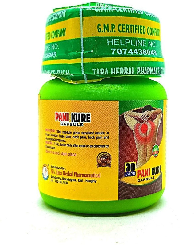 Tara Herbal Pharmaceutical Buy Pain Kure Capsule For Back Pain, Neck Pain Relief (Pack Of 1) (30 Capsule)(30 Capsules)