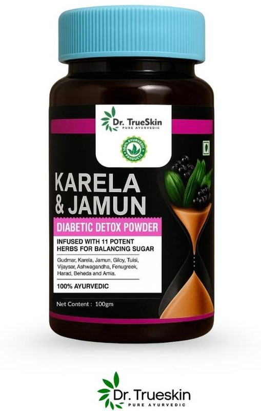 Dr.TrueSkin Karela Jamun Powder for Cholesterol Wellness PGT(100 g)
