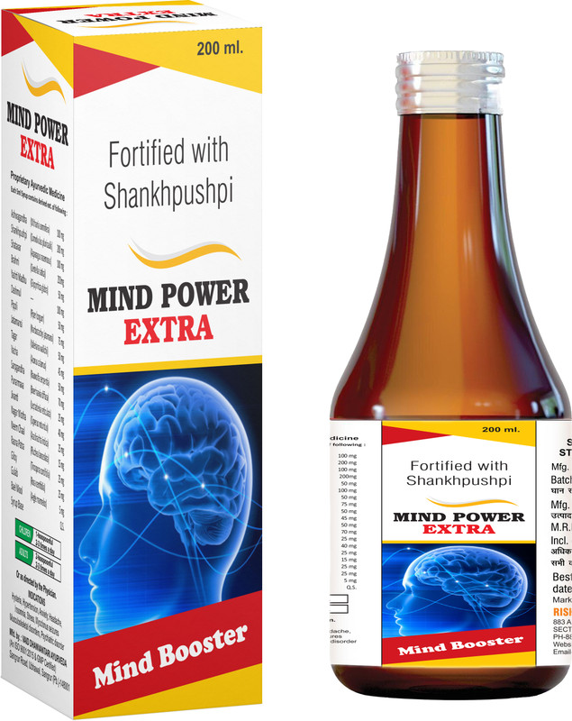 MInd power Extra Mind Booster Brain Tonic Fortified With Shankhpushpi(200 ml)