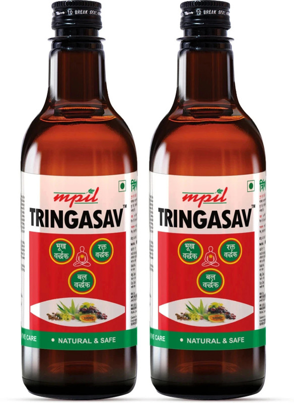 mpil Tringasav Syrup Natural Appetiser boosts digestive immunity(Pack of 2, 450 ml)