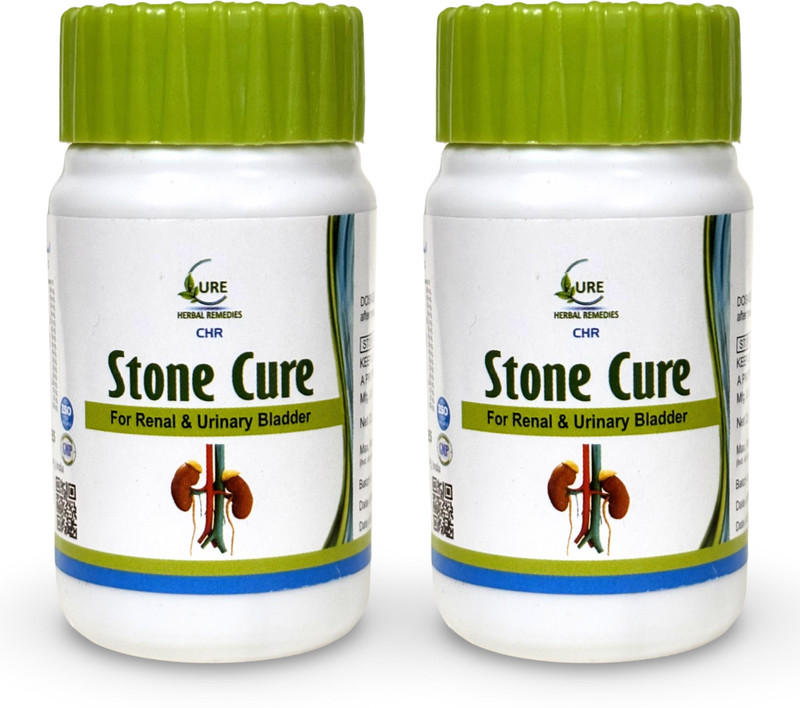 CURE HERBAL REMEDIES Stone Cure Tablet | Kidney Detox & Stone Dissolver Tablet(Pack of 2, 85 Tablets, 85 Tablets)