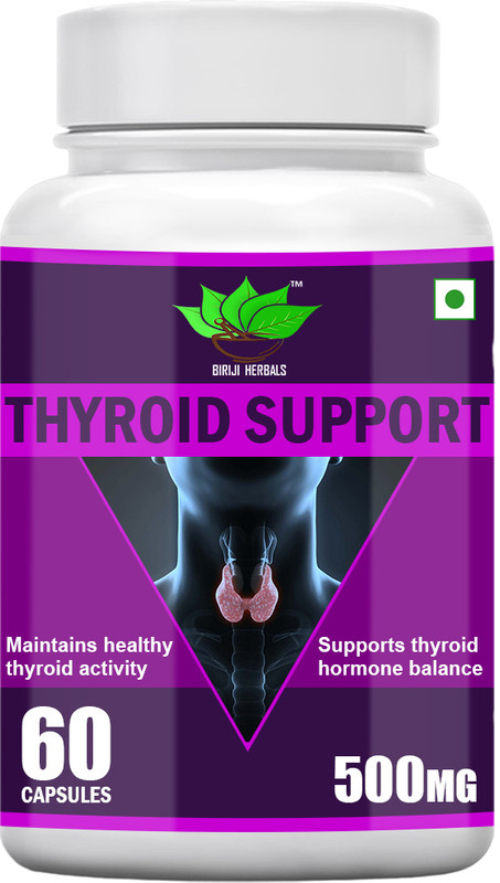 BIRJI HERBALS Thyroid+ capsule(60 Capsules)