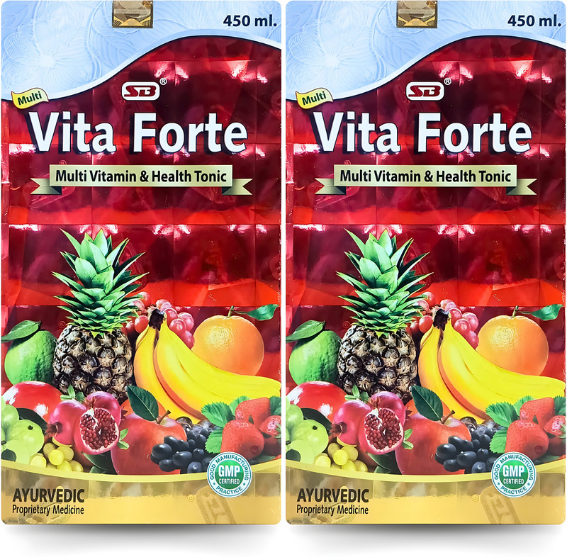 HERBSHD VITA FORTE Muliti Vitamin & Health Tonic | For Anaemia, Anorexia & Weakness(Pack of 2, 900 ml)