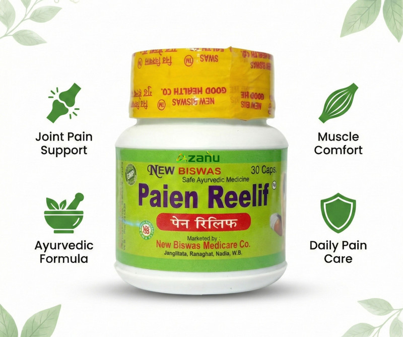 azanu Newbiswas pain relief Paien reelif caps(30 Capsules)