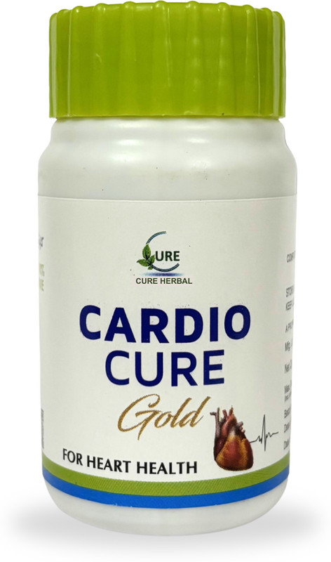 Cure Herbal Cardio Cure Gold Tablets | For Heart Health(60 Tablets)