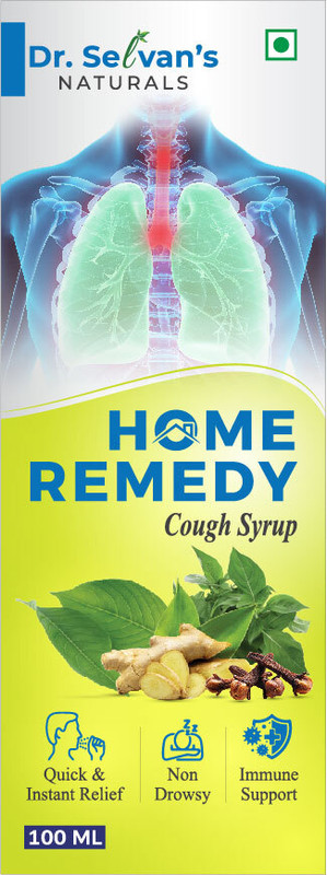 Dr. Selvan's NATURALS Home Remedy Cough Syrup(100 ml)