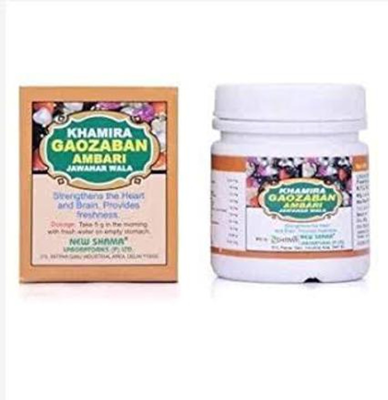 New Shama Khamira Gawzaban Ambari Jawahar (250gm) Comes with shandaar rose water(250 g)