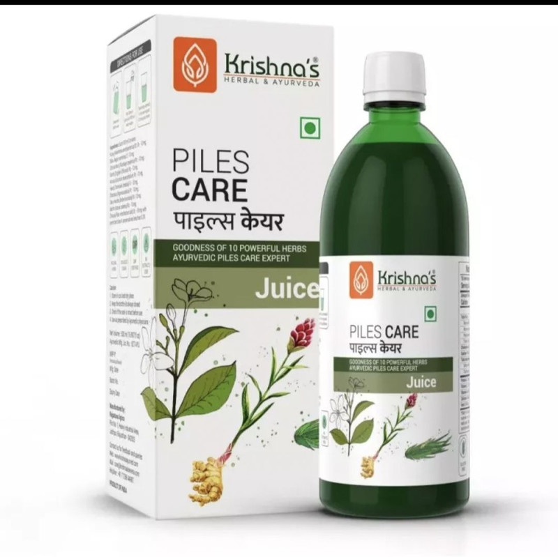 Krishna Herbal Piles care juice 500ml(500 ml)