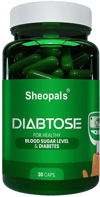 Sheopals Diabtose Capsules With Goodness Of Gudmar & Methi For Managing Blood Sugar Level(30 Capsules)