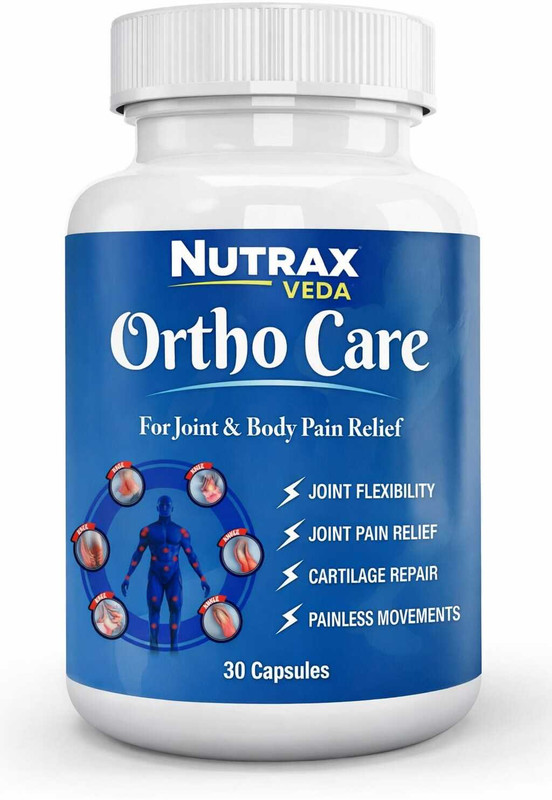 NUTRAX VEDA Ortho Care Joint Pain Relief Supplement,30 Capsules(30 Capsules)