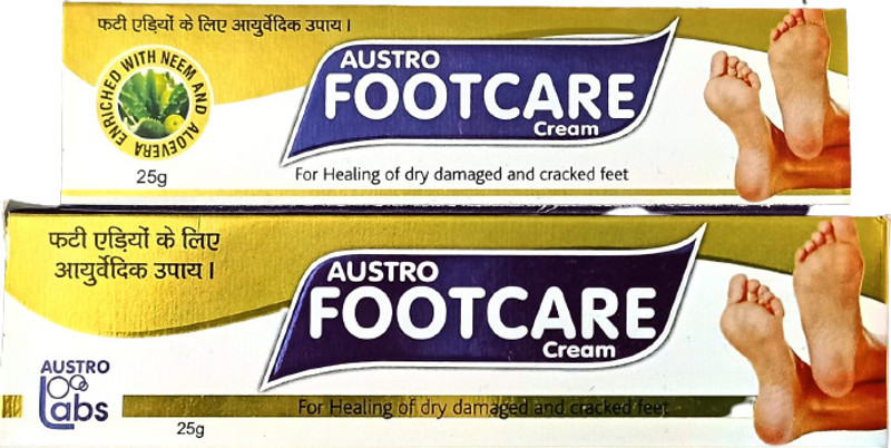 Austro Labs FOOTCARE CREAM 25g x 3 ( Pack of 3 )(Pack of 3, 75 g)