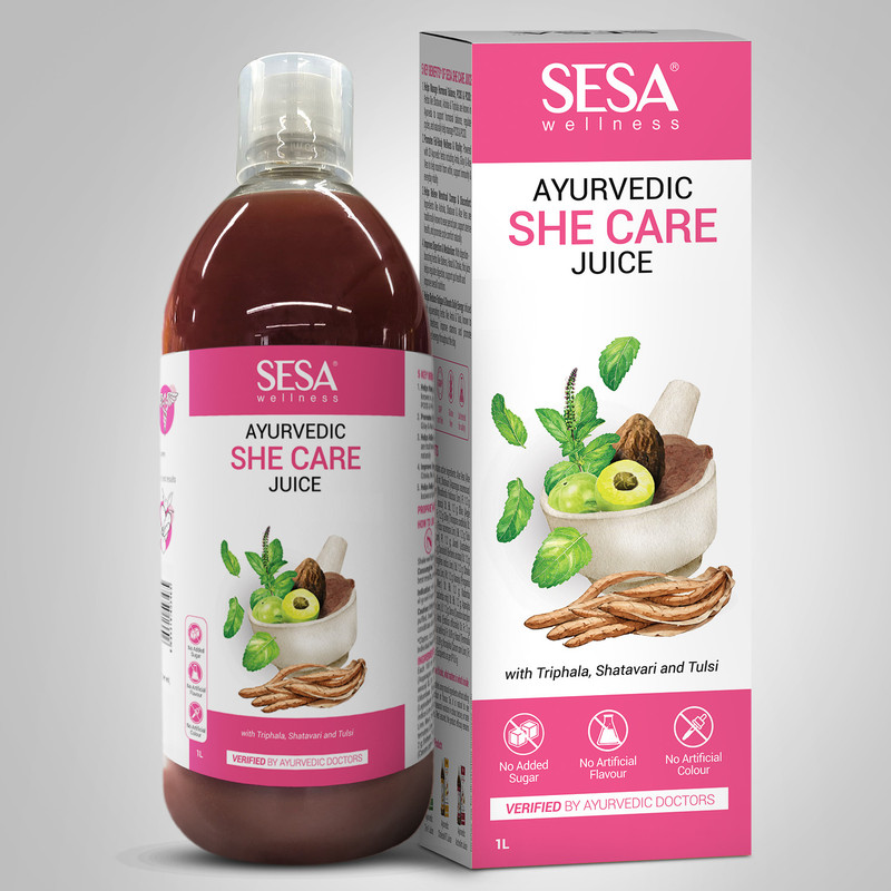 Ayur Farm She Care Juice, Supports Hormone Balance, PCOS,PCOD & Menstrual Health(500 ml)