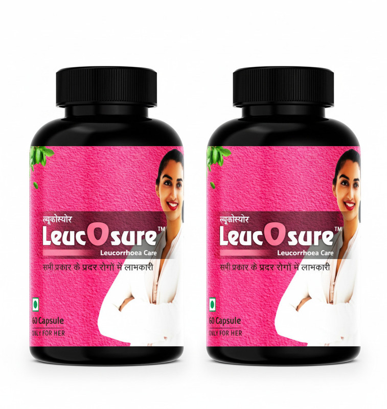 Suraj Herbals LeucOsure Women Health(Pack of 2, 120 Capsules)