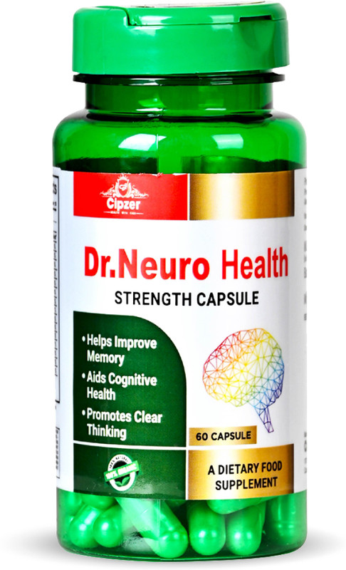 CIPZER Dr Neuro Health 60 Capsule Promote Neurological Power & Boost Memory Power(60 Capsules)