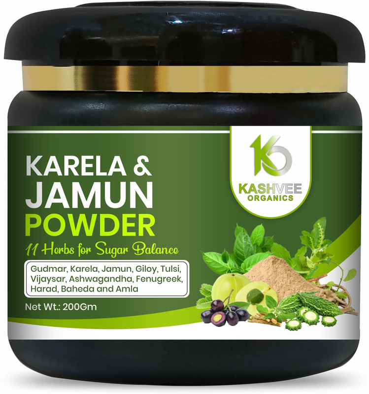 SUWASTHI Karela Jamun Powder With 11 Potent Herbs Helps Regulate Sugar Management(250 g)
