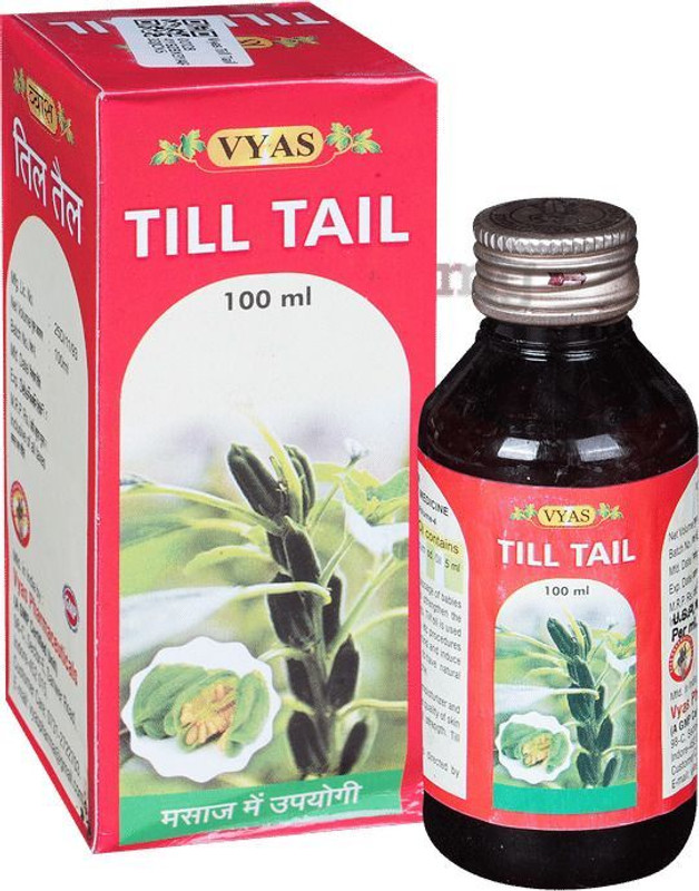 vyas Till Tail 200ml |100ml each Massage Oil for Babies(100 ml, 100 ml)