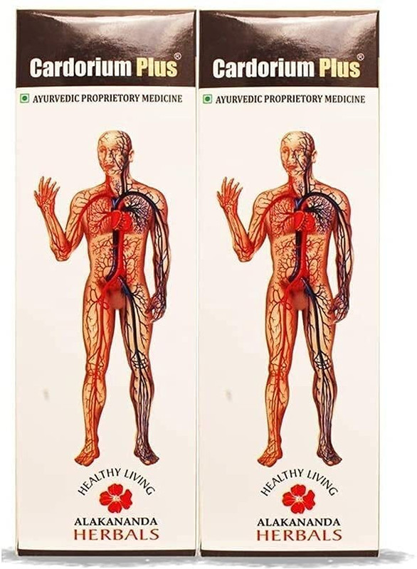 cardorium plus alakananda herbals ayurvedic syrup(Pack of 2, 600 ml)