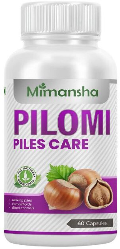 Mimansha Ayurvedic Pilomi Capsule For Healing Wound & and Relieve Pain | 60 Capsules(60 Capsules)
