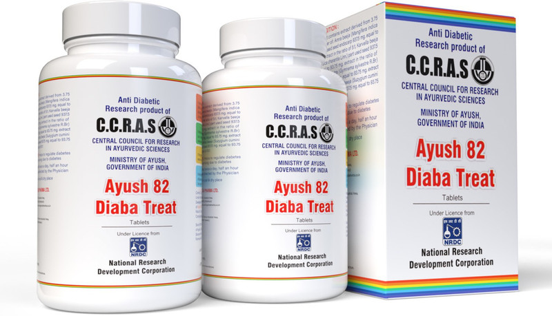 Ayush Diaba Treat Tablets | Ayurvedic Medicine for Diabetes(Pack of 2, 360 Tablets)