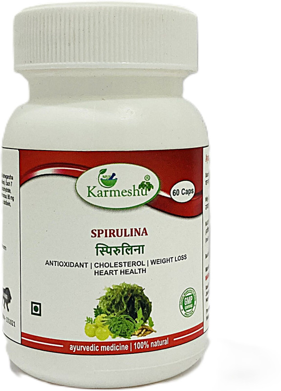 Karmeshu Spirulina Capsule(60 Capsules)