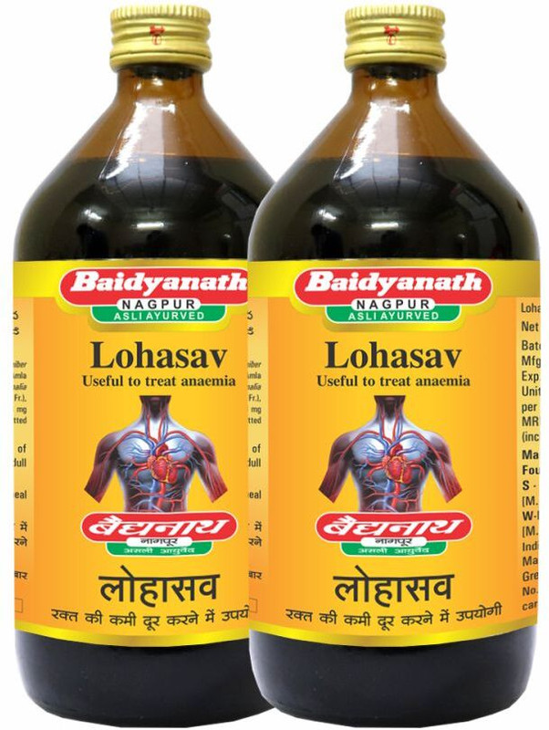 Baidyanath Lohasav I Anaemia Syrup I 450 ml(Pack of 2, 450 ml)