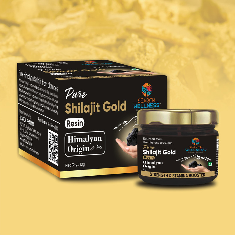 SEARCH WELLNESS Pure Shilajit Resin 30g Helps in boosting Strength, Stamina For Gym(Pack of 3, 30 g)