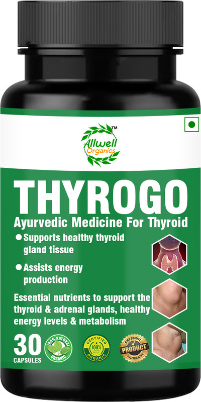 Allwell-organics THYROMAX CAPSULE (60 Veg. Capsules)(60 Capsules)
