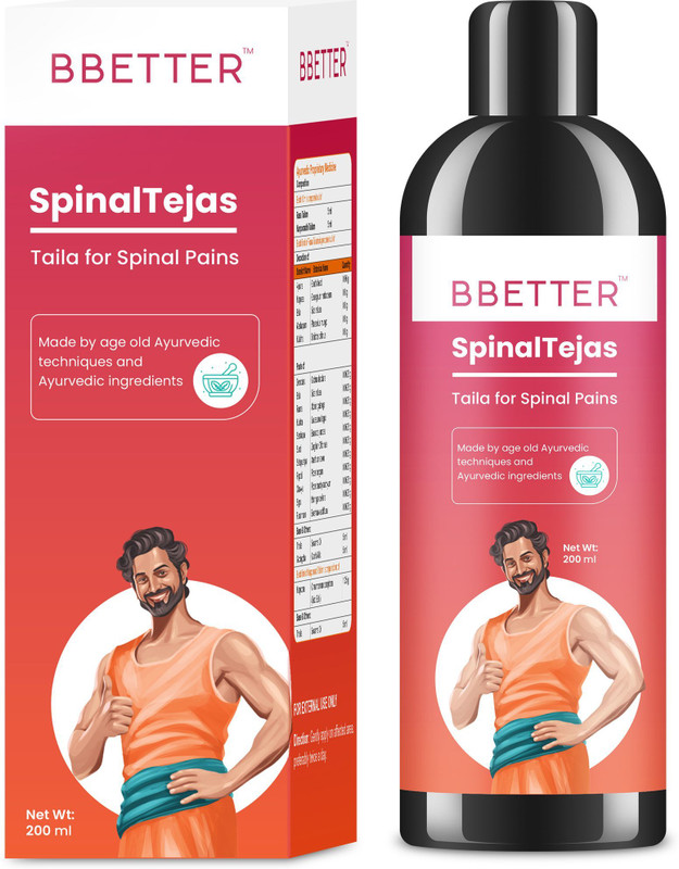 BBETTER Spinal Tejas - Oil for Spinal and Cervical Pains(200 ml)