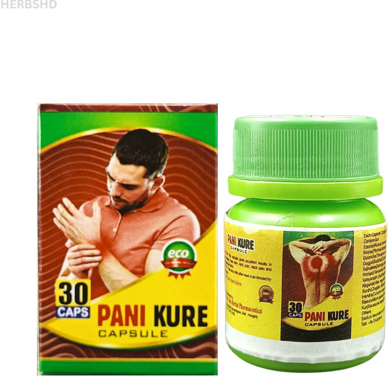 HERBSHD Pani Kure Capsule For Joint Pain ,Muscle pain,Frozen Shoulder,Neck Pain(30 Capsules)