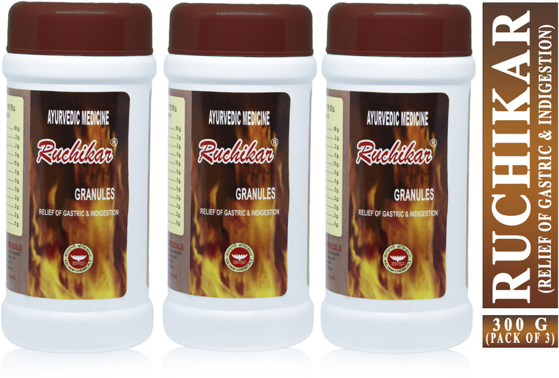 KALYANI CHEMICALS RUCHIKAR | Ayurvedic Medicine for Relief in Gas & Indigestion (Pack of 3)(Pack of 3, 300 g)