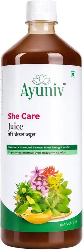 Ayuniv She Care Juice for women | Pcos/Pcod care and hormonal balances| No Added Sugar(1000 ml)