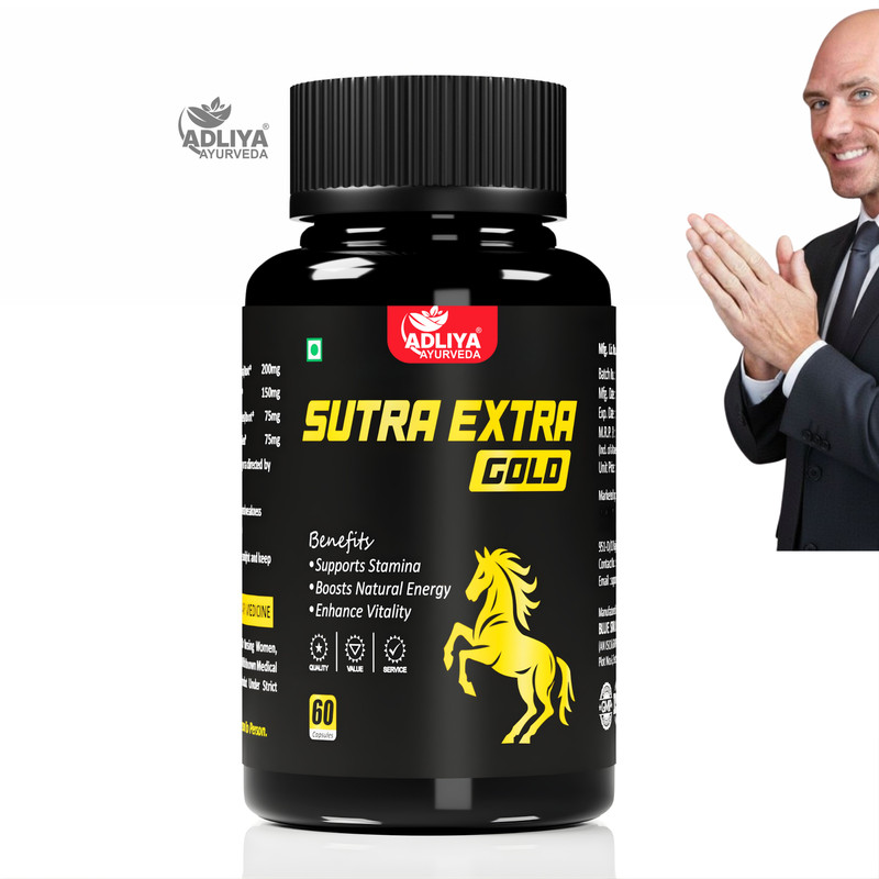 GLOLEY Sutra Extra Gold Orignal Capsules kama Performance Enhancer(60 Capsules)