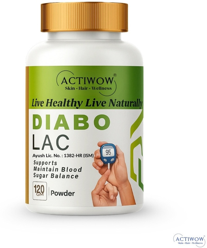 ACTIWOW Diabo Lac Powder Ayurvedic Sugar Control Formula for Daily Wellness(150 g)