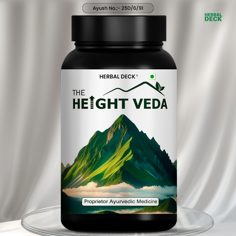 The Mountain Herbs Height Veda Height Booster | Ayurvedic Formula for Men & Women(150 g)